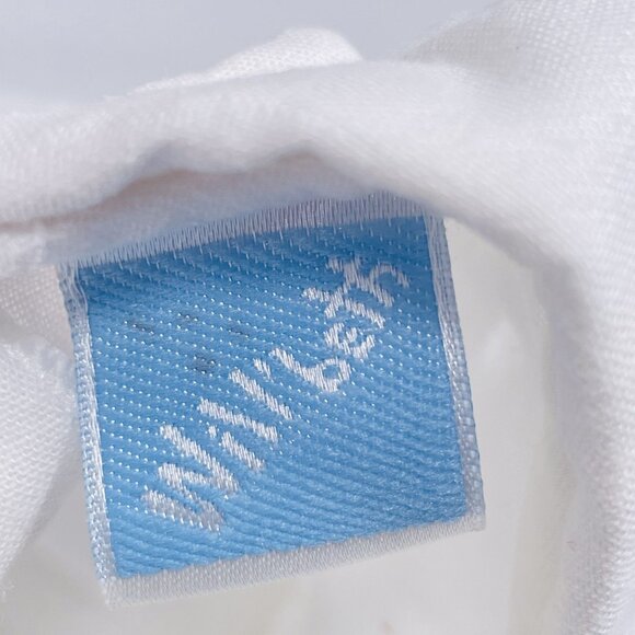 Vintage Baby Boy White Train Embroidered Bubble Shortalls Romper Outfit NB / 3m - Picture 9 of 11